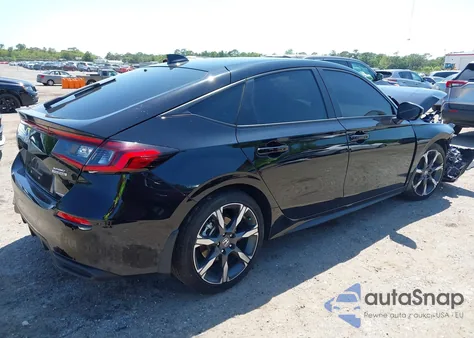 2025 Honda Civic Hybrid Sport Touring из США, поврежденный, VIN 19XFL4H93SE006784